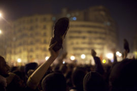 Film still of the film Tahrir -  Liberation Square, directed by Stefano Savona, Visions du Réel 2012