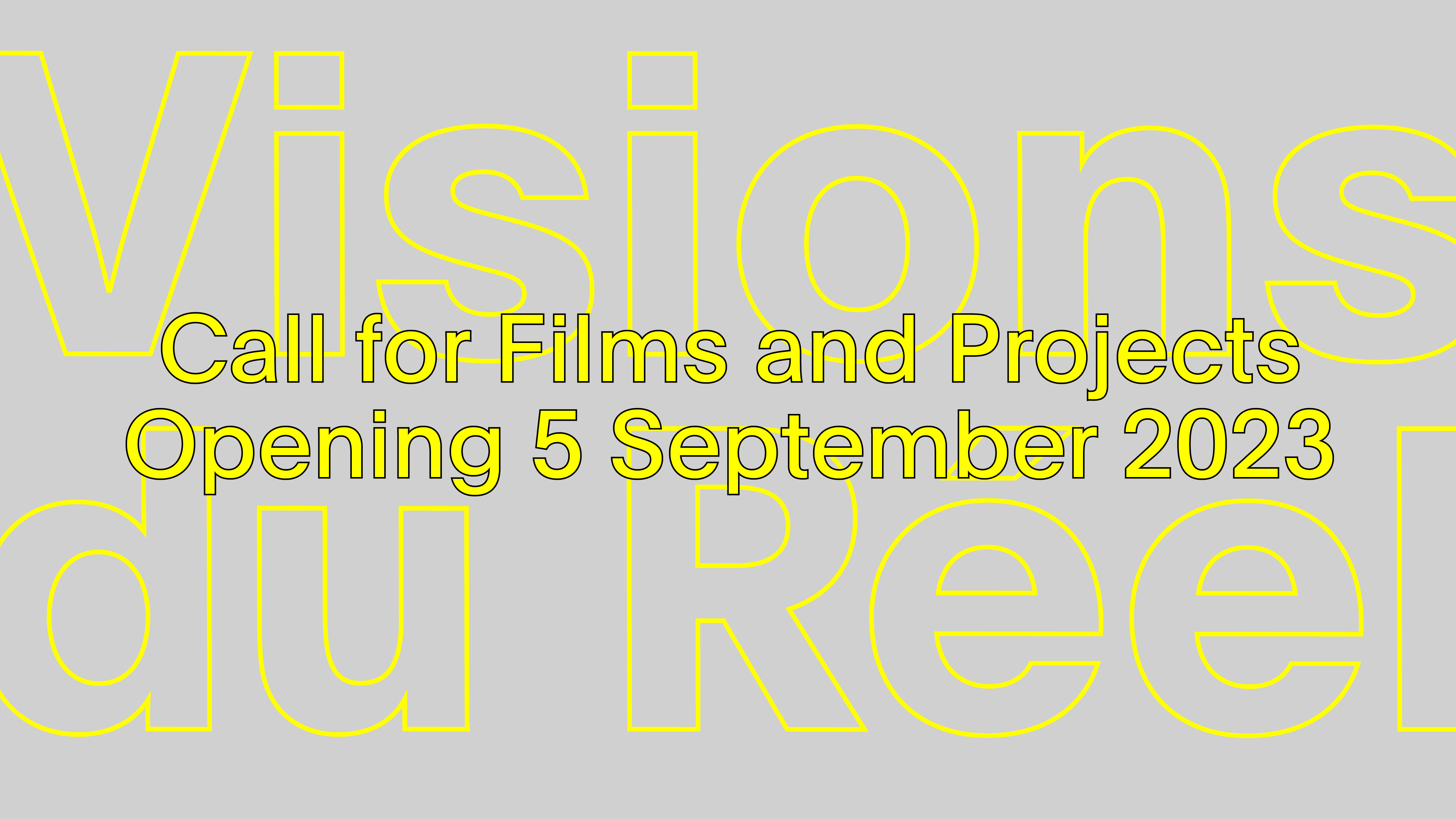 Call for films & projects for the 2024 edition of Visions du Réel News Visions du Réel