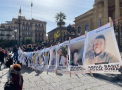 Film still of the Project CommemorAction (project - ROSENPICTURES), directed by Amélie Janda, Visions du Réel 2024